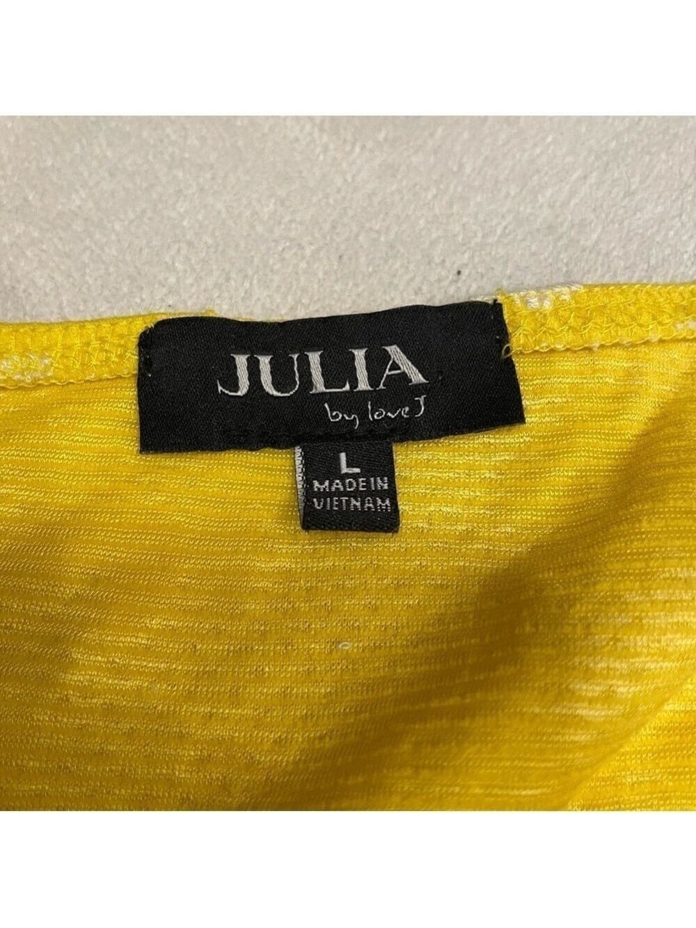 Yellow Daisy Floral Halter Crop Top Julia by J Love Size L - Picture 9 of 13